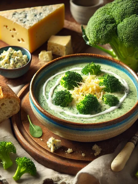 broccoli and stilton soup