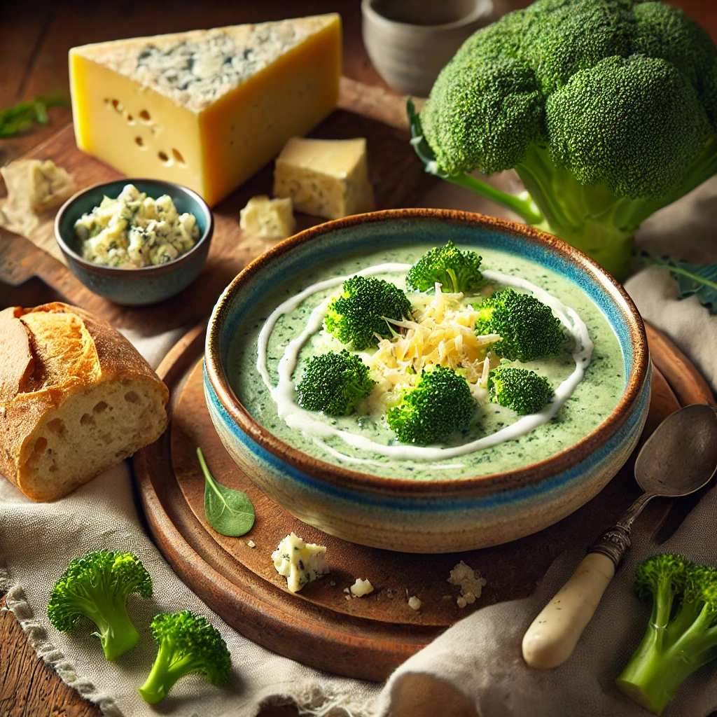 broccoli and stilton soup