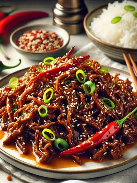 Crispy Shredded Beef Like Chinese
