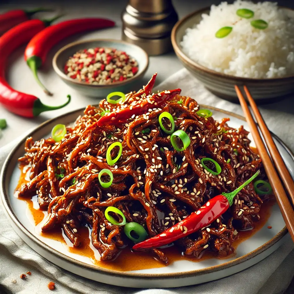 Crispy Shredded Beef Like Chinese